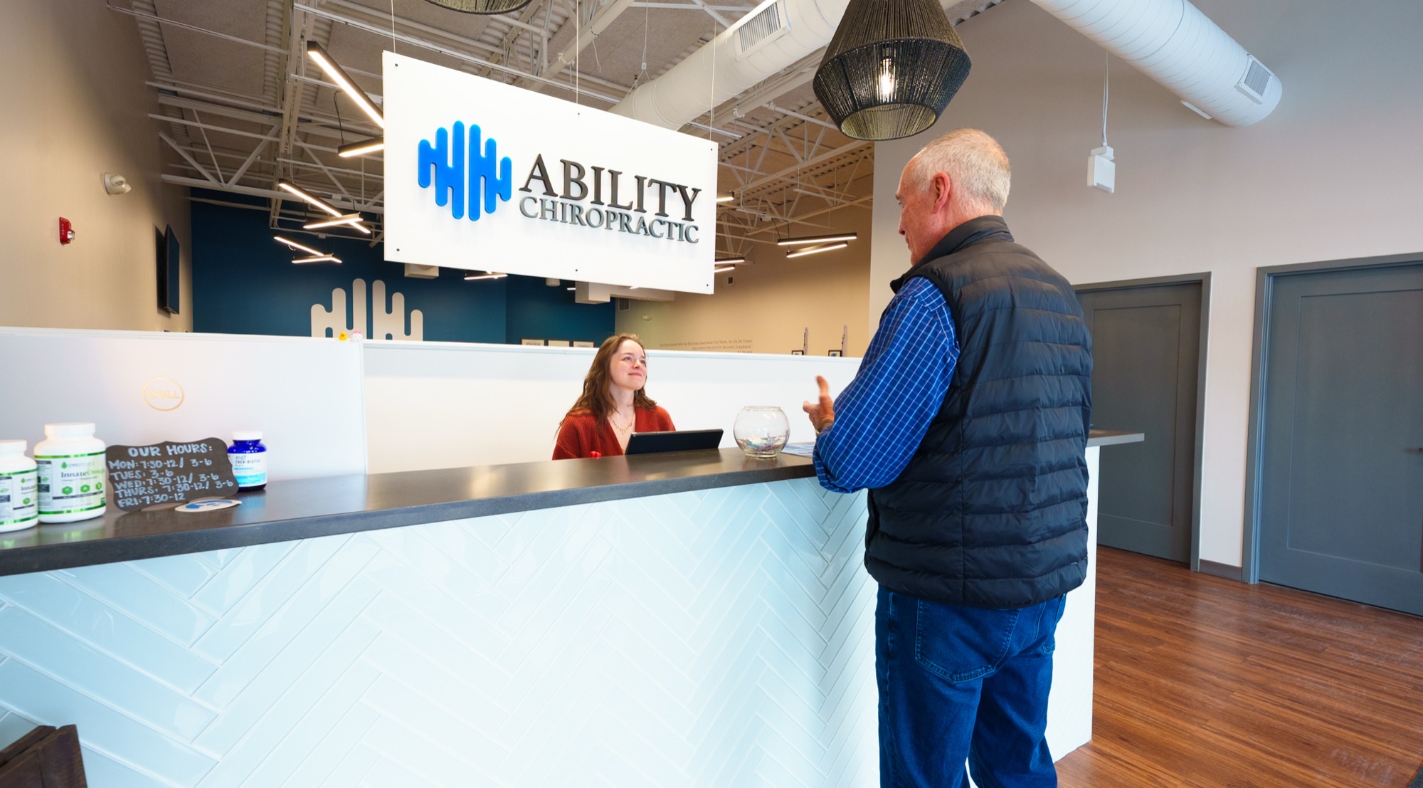 Patients receiving care at Ability Chiropractic