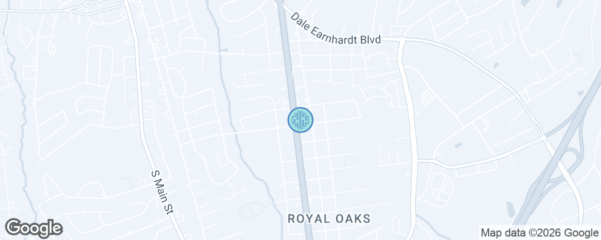 Map showing Ability Chiropractic Kannapolis