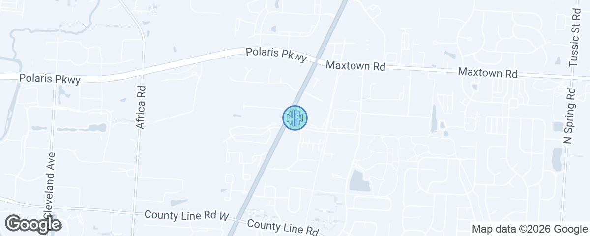 Map showing Ability Chiropractic Westerville